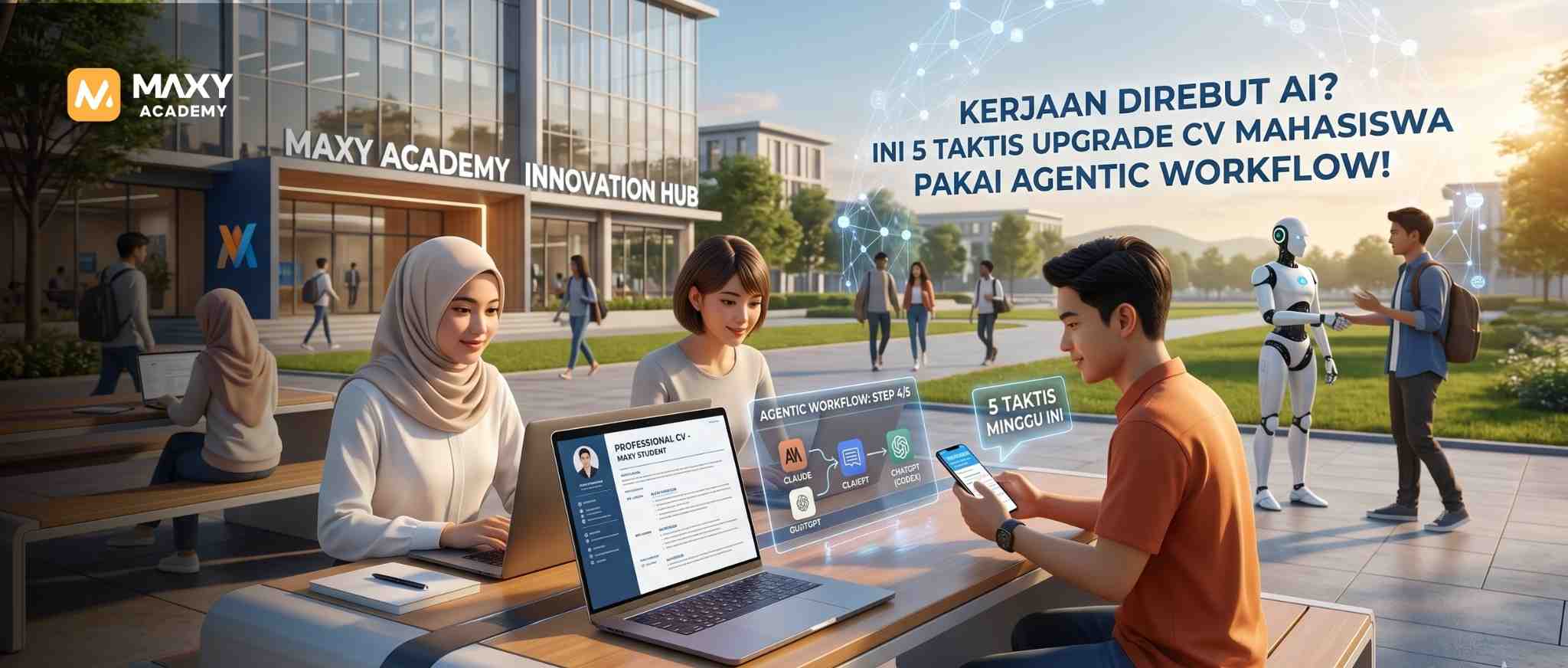 Kerjaan Direbut AI? Ini 5 Langkah Taktis Upgrade CV Mahasiswa dengan Agentic Workflow